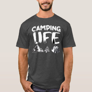 Camiseta Chica de vida de camping amor de camping