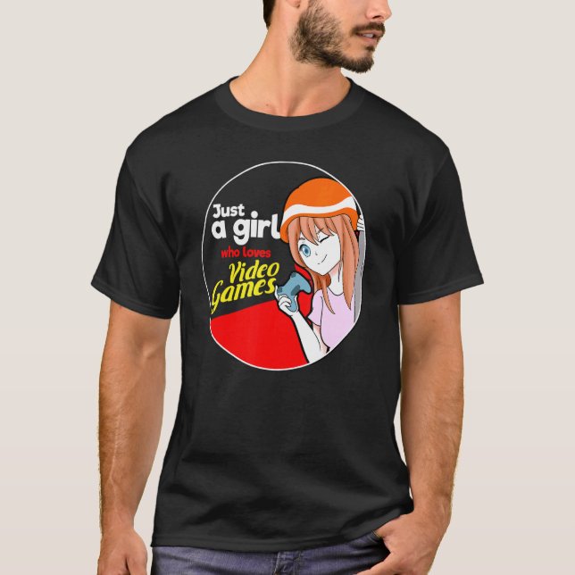 Camiseta Chica de videojuegos 8 (Anverso)