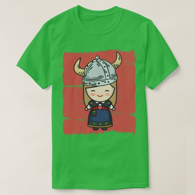 Camiseta Chica de Viking (Diseño del anverso)