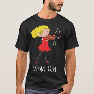 Camiseta Chica de Viola - Música de jazz sinfónica de vídeo