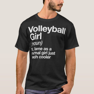 Camiseta Chica de voleibol definición divertida amp Sassy S