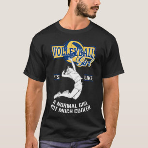 Camiseta Chica de voleibol retro Chica jugador de voleibol