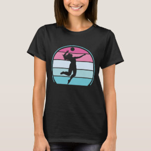 Camiseta Chica de voleibol Retro Vintage