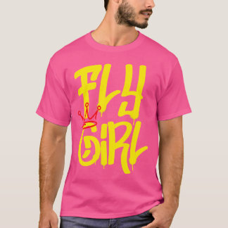Camiseta Chica De Vuelo 80S 90S Rap B-Chica Escuela Secunda