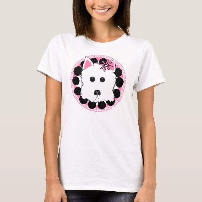 Camiseta Chica de Westie (Anverso)