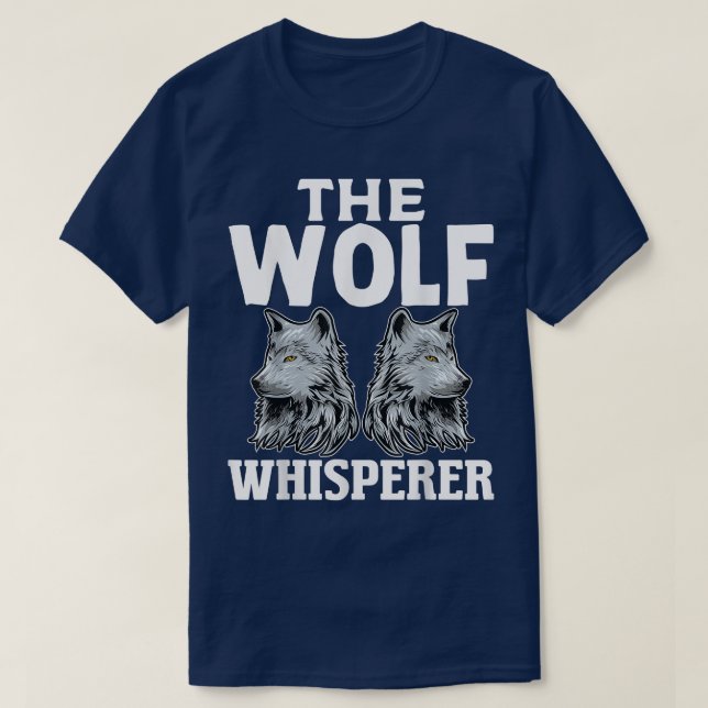 Camiseta Chica de Wolf Whisperer Wolves Lady Wolf (Diseño del anverso)