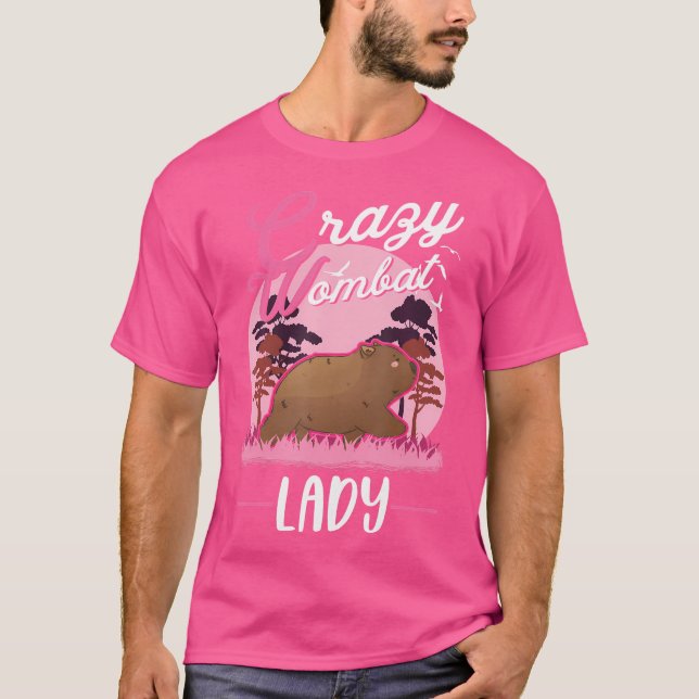 Camiseta Chica de Wombat Lady Wombat (Anverso)