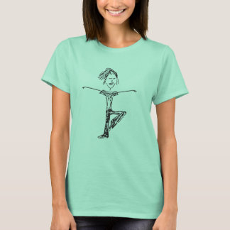 Camiseta Chica de yoga | Negro