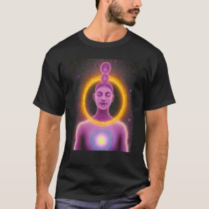 Camiseta Chica de yoga Saludo al Sol femenino Meditación Ch