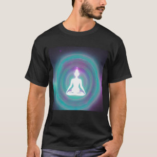 Camiseta Chica de yoga Saludo al Sol femenino Meditación Ch