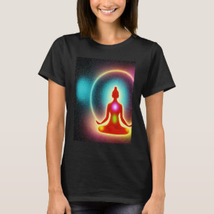Camiseta Chica de yoga Saludo al Sol femenino Meditación Ch
