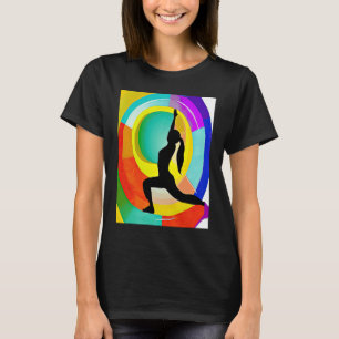 Camiseta Chica de yoga Saludo al Sol femenino Meditación Ch