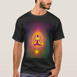 Camiseta Chica de yoga Saludo al Sol femenino Meditación Ch