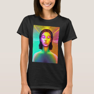 Camiseta Chica de yoga Saludo al Sol femenino Meditación Ch