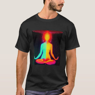 Camiseta Chica de yoga Saludo al Sol femenino Meditación Ch
