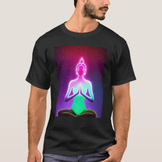 Camiseta Chica de yoga Saludo al Sol femenino Meditación Ch