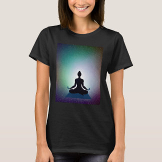 Camiseta Chica de yoga Saludo al Sol femenino Meditación Ch