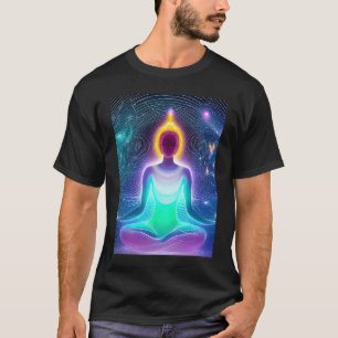 Camiseta Chica de yoga Saludo al Sol femenino Meditación Ch