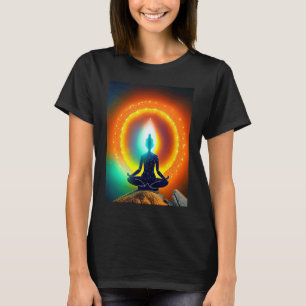 Camiseta Chica de yoga Saludo al Sol femenino Meditación Ch
