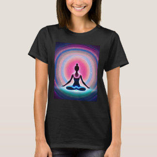 Camiseta Chica de yoga Saludo al Sol femenino Meditación Ch