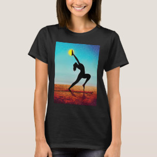 Camiseta Chica de yoga Saludo al Sol femenino Meditación Ch