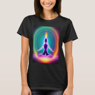 Camiseta Chica de yoga Saludo al Sol femenino Meditación Ch