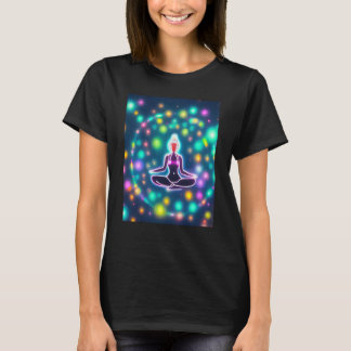 Camiseta Chica de yoga Saludo al Sol femenino Meditación Ch