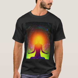 Camiseta Chica de yoga Saludo al Sol femenino Meditación Ch