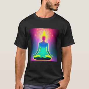 Camiseta Chica de yoga Saludo al Sol femenino Meditación Ch