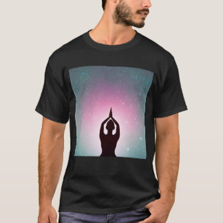 Camiseta Chica de yoga Saludo al Sol femenino Meditación Ch