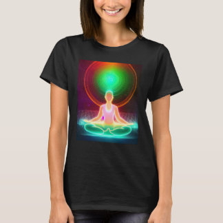 Camiseta Chica de yoga Saludo al Sol femenino Meditación Ch