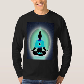 Camiseta Chica de yoga Saludo al sol femenino Meditación Ch