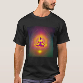 Camiseta Chica de yoga Saludo al Sol femenino Meditación Ch