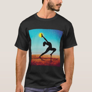 Camiseta Chica de yoga Saludo al Sol femenino Meditación Ch