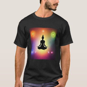 Camiseta Chica de yoga Saludo al Sol femenino Meditación Ch