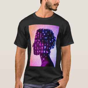 Camiseta Chica de yoga Saludo al Sol femenino Meditación Ch