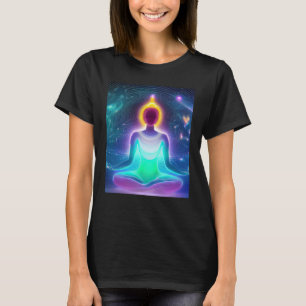 Camiseta Chica de yoga Saludo al Sol femenino Meditación Ch