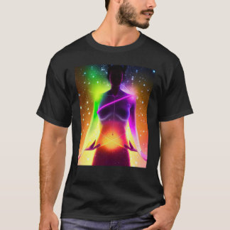 Camiseta Chica de yoga Saludo al Sol femenino Meditación Ch