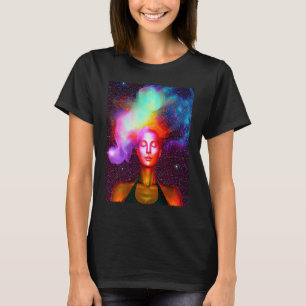 Camiseta Chica de yoga Saludo al Sol femenino Meditación Ch