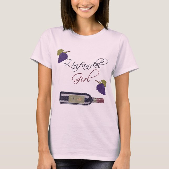 Camiseta Chica de Zinfandel (Anverso)