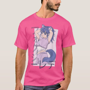 Camiseta Chica de zorro de anime japonés, zorro lindo para 