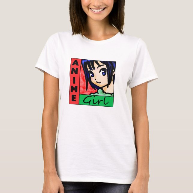 Camiseta Chica del animado (Anverso)