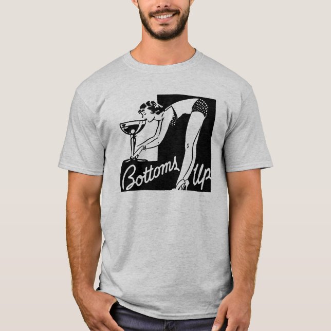 Camiseta Chica del bar Vintage Nightclub (Anverso)