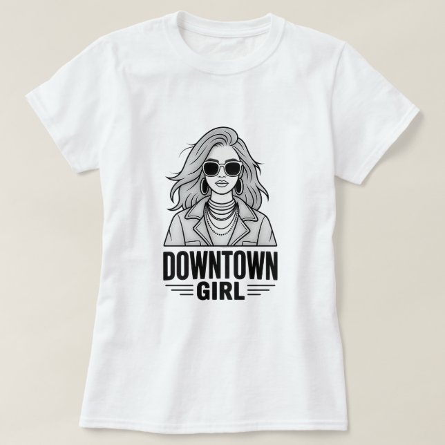 Camiseta Chica del Barrio Bajo (Diseño del anverso)