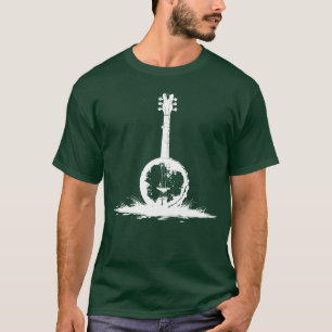 Camiseta Chica del boceto de banjo