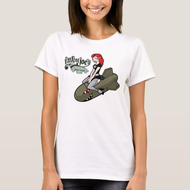 Camiseta Chica del bombardero (Anverso)