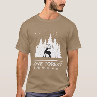 Camiseta Chica del bosque amor
