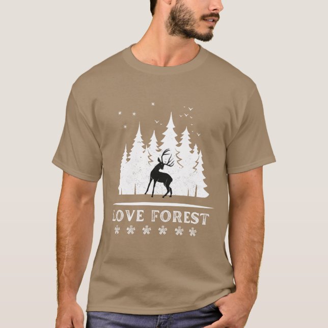 Camiseta Chica del bosque amor (Anverso)