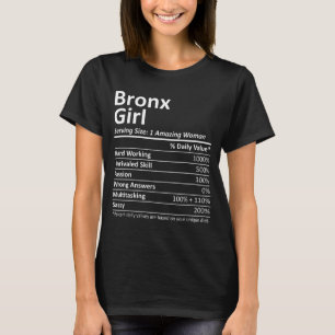 Camiseta Chica del Bronx Ny Nueva York Ciudad Divertida Hog