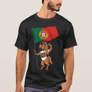 Camiseta Chica del caballo de fanáticos de Portugal